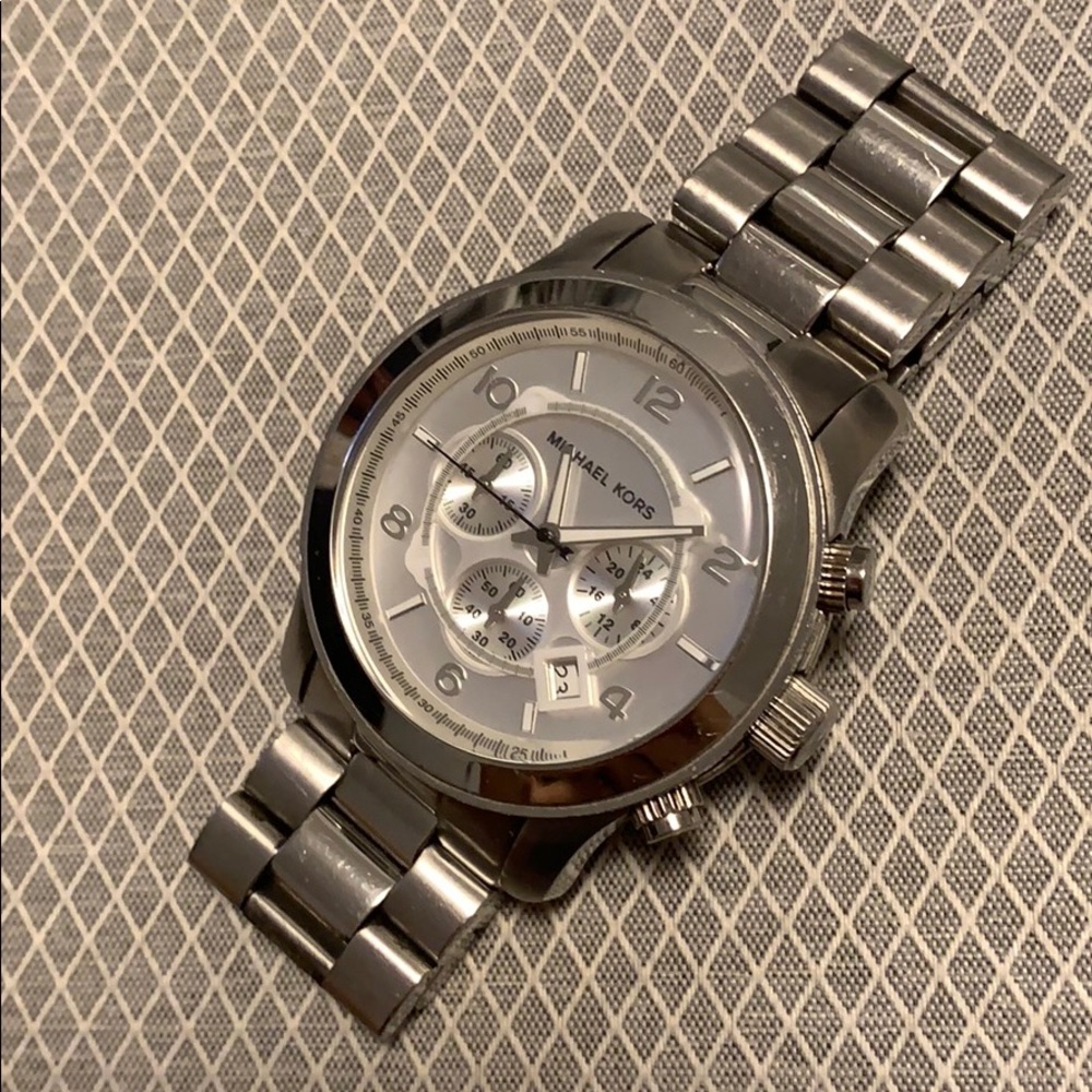 Silver watch